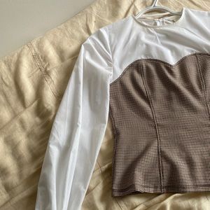 Ballon sleeve blouse, beautiful fall colours